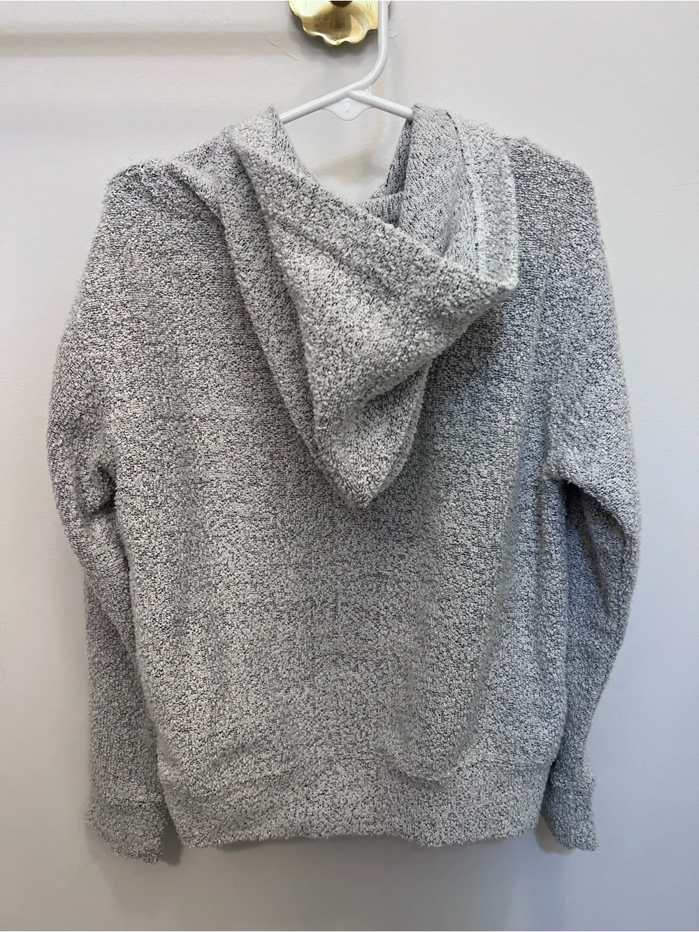 Saratoga Hooded Pullover Sweater - Light Gray - Kids